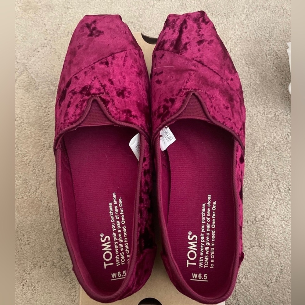 Toms Womens Red Shoes